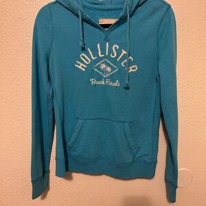 Hollister Teal Pullover Hoodie